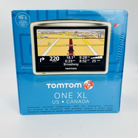 TomTom One XL US Canada Portable GPS Widescreen Navigation System New! Sealed! - Picture 6 of 6